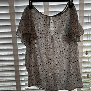 Zac & Rachel women’s polka dot blouse - L